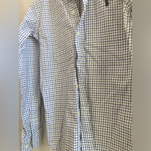 Gap kids size 12 crisp cotton button front shirt.Great quality black white check - Picture 9 of 9